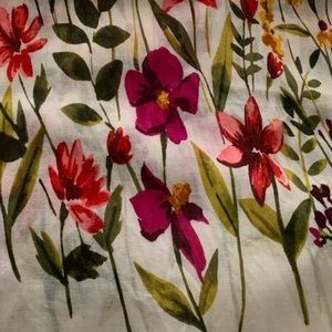 Beautiful sage green pinks floral oversized soft neck scarf